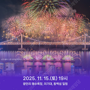 제20회 부산불꽃축제 그린존 2연석