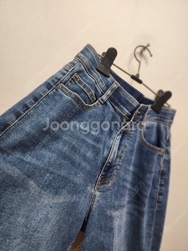 25ss 셀럽샵 버뮤다 텐션데님--2