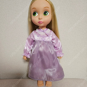 디즈니 베이비돌 인형 라푼젤 짧둥이