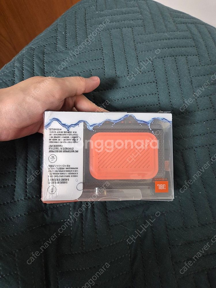 JBL GO3 블루투스 스피커 오렌지 블랙 새상품--2