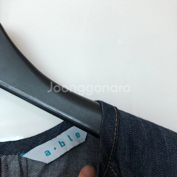 제평 에이블 데님 청 블라우스 올드머니룩 하객룩 출근룩 결혼식 타임마인스타일--7