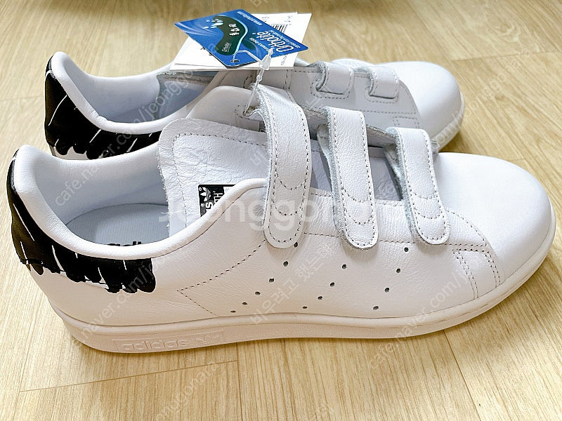 [새상품] Adidas 아디다스 스탠스미스 검흰 벨크로--1