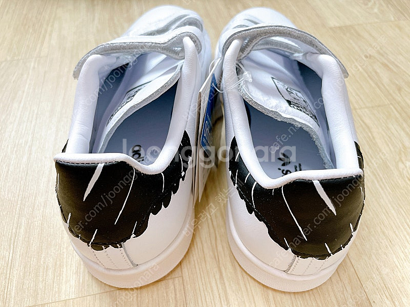 [새상품] Adidas 아디다스 스탠스미스 검흰 벨크로--5