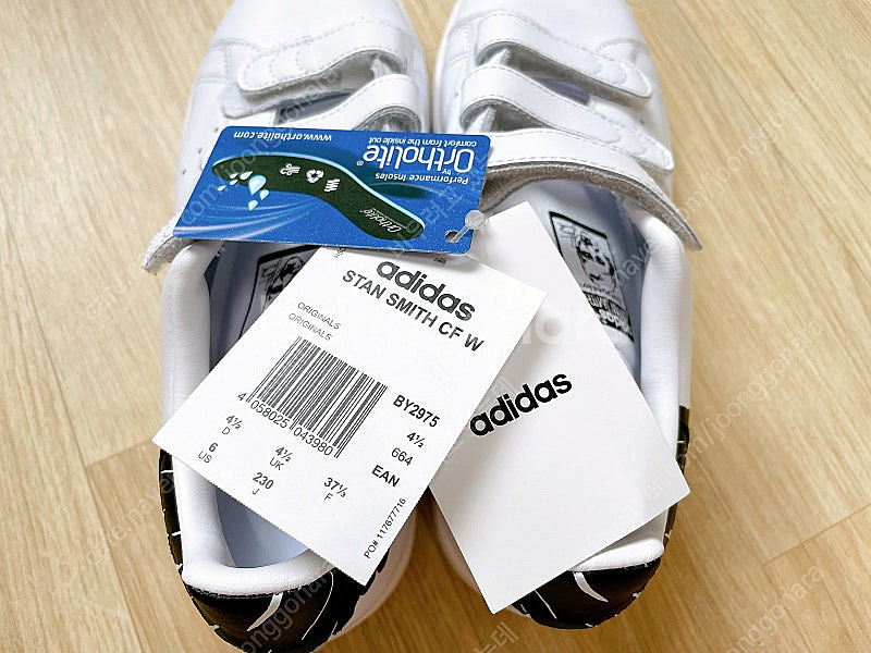 [새상품] Adidas 아디다스 스탠스미스 검흰 벨크로--8