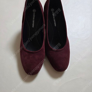 와인색 225 구두