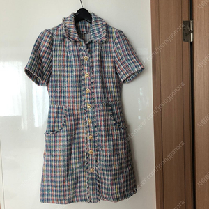 멀티컬러 트위드 원피스 하객룩 결혼식 올드머니룩 마쥬산드로타임마인