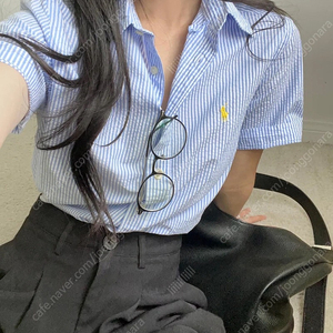 폴로 보이즈 반팔 셔츠 시어서커 블루 XL 새상품