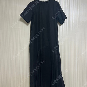 COS 코스 블랙 플레어 롱 원피스