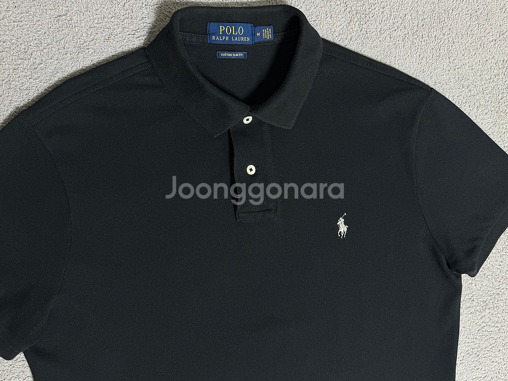 폴로 커스텀핏 M 피케이 반팔 카라티--8