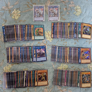 TCG 유희왕 카드 600장 팝니다^^ QC 쿼터 섬도희 시즈쿠 시크릿 2장 포함