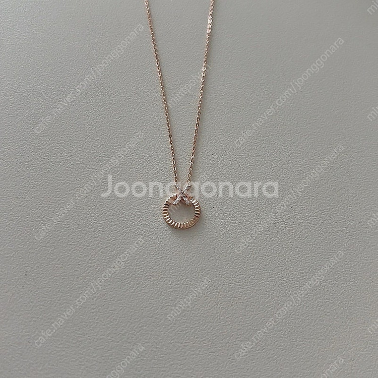 스톤헨지 14K xoxo목걸이--0