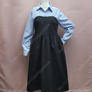 1.(새상품) 고퀄 셔츠 레이어드 뷔스티에 롱원피스