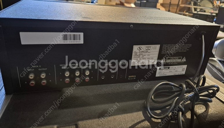 TASCAM 타스캠 302MK2 더블카세트레코드 Cd플...--1