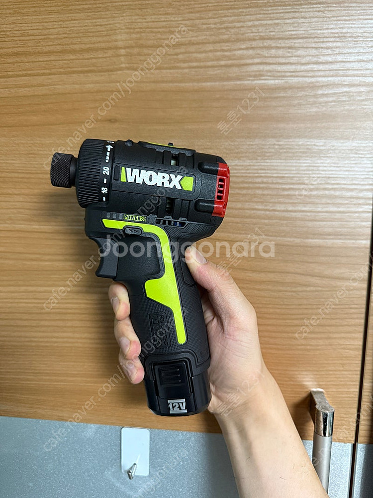 웍스 WU129 드라이버 배터리 2개 풀세트 (임팩기능...--2