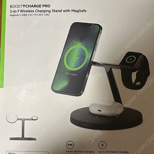 벨킨 MFM인증 3in1 맥세이프 무선충전기wiz017