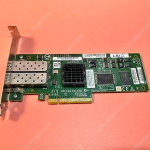 마지막 추가할인) 아비드 나이트리스 베이스 코덱보드 LSI PCI-E 듀얼포트 4GB FC 파이버채널 카드 LSI7204EP ATTO FC44ES 4기가바이트 파이버채널 FC PC