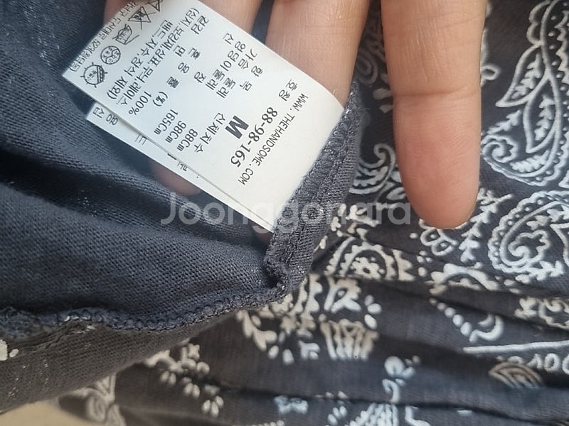 톰그레이하운드(TOM GREYHOUND) 페이즐리 반팔 블라우스--5