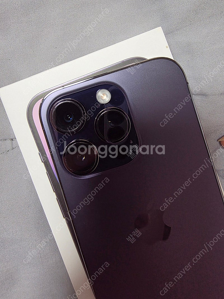 아이폰14pro 프로 256g 딥퍼플 팝니다--3