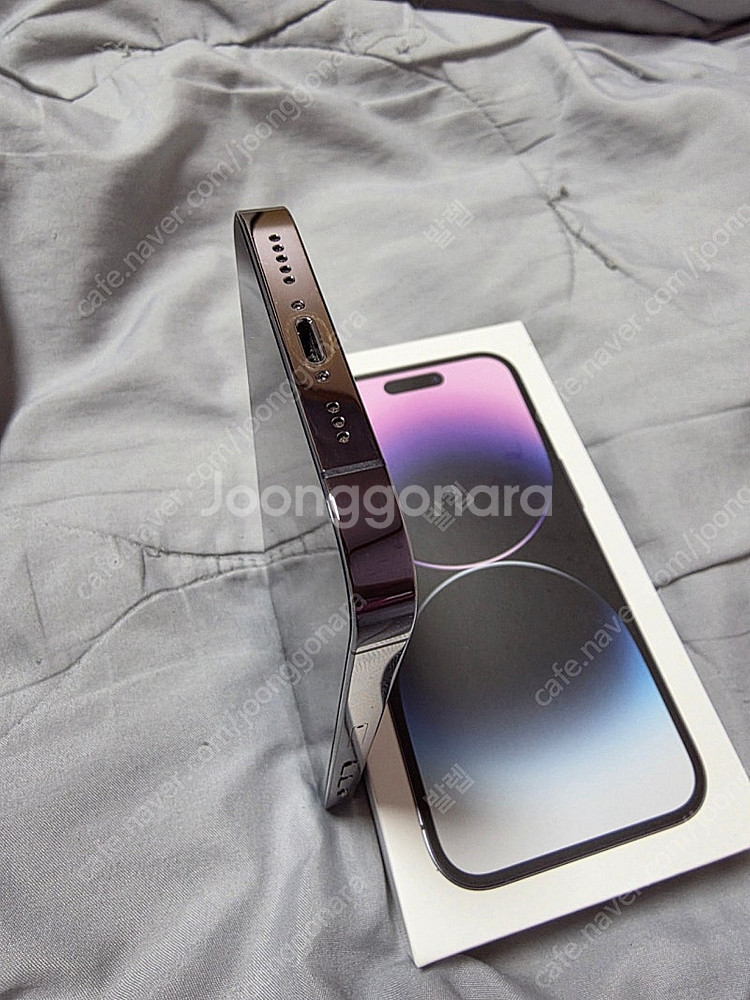 아이폰14pro 프로 256g 딥퍼플 팝니다--6