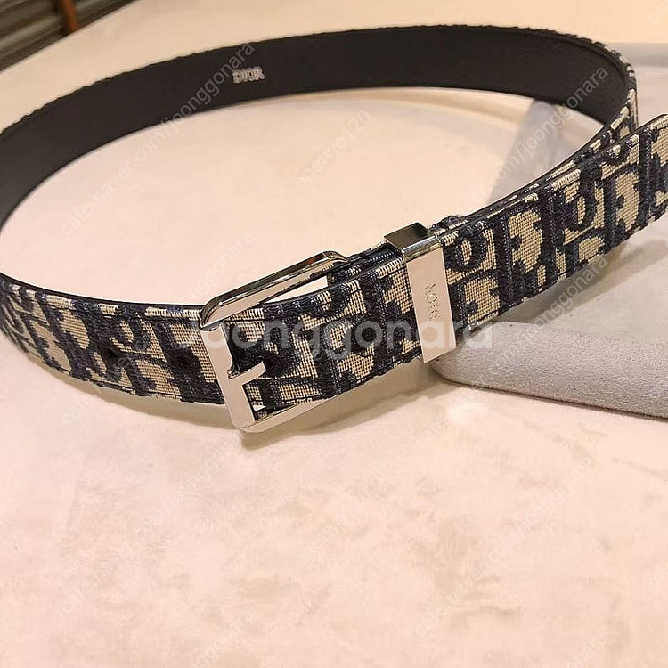 [Christian Dior] 4333PLYSE_H05E 디올 오블리크 남성 정장 캐주얼 버클 벨트 35mm - 안심되는 중고거래