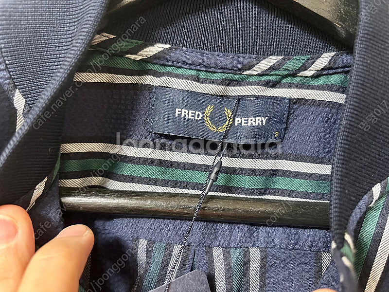 프레드페리 셔츠 자켓 시보리 90~95 새제품--6