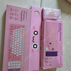 네고x 메이플스토리 핑크빈 키보드 마우스