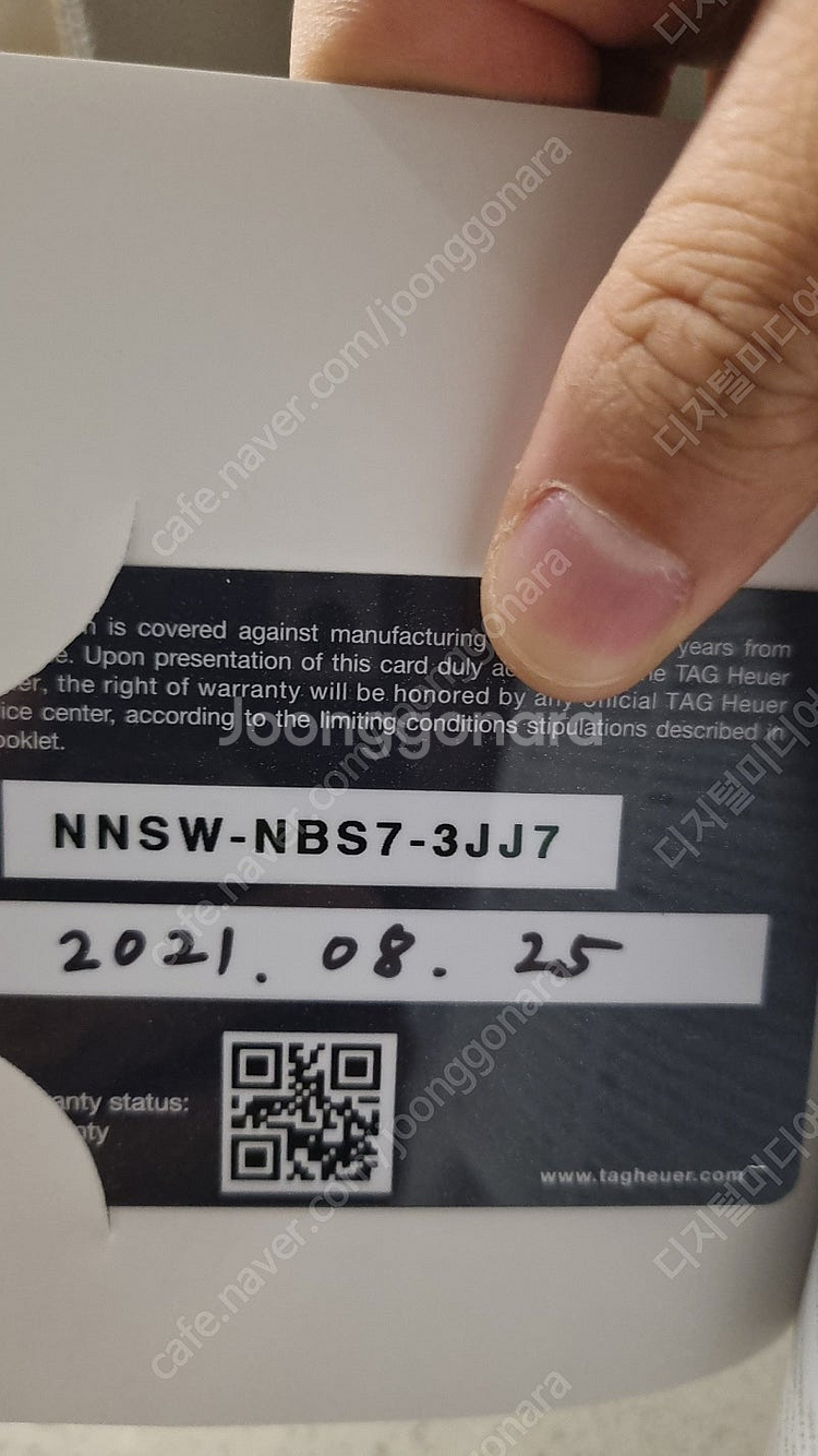 태크호이어 아쿠아레이서 CAY111A 43mm 블랙--1