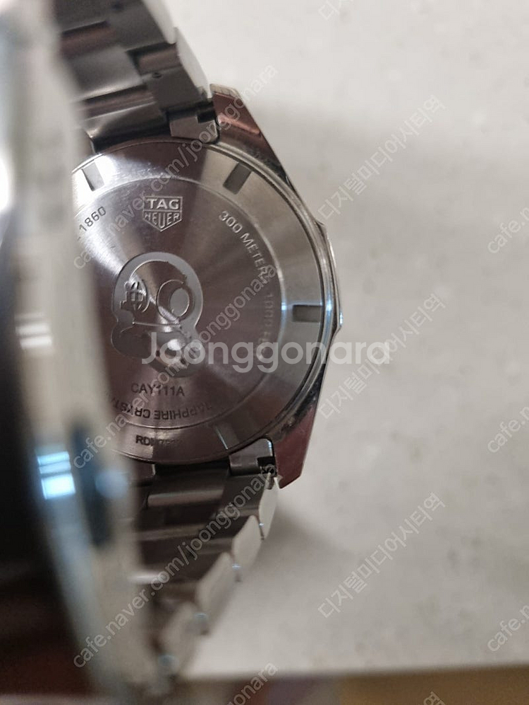 태크호이어 아쿠아레이서 CAY111A 43mm 블랙--2