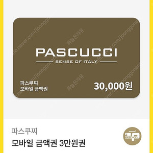 파스쿠찌 3만원권