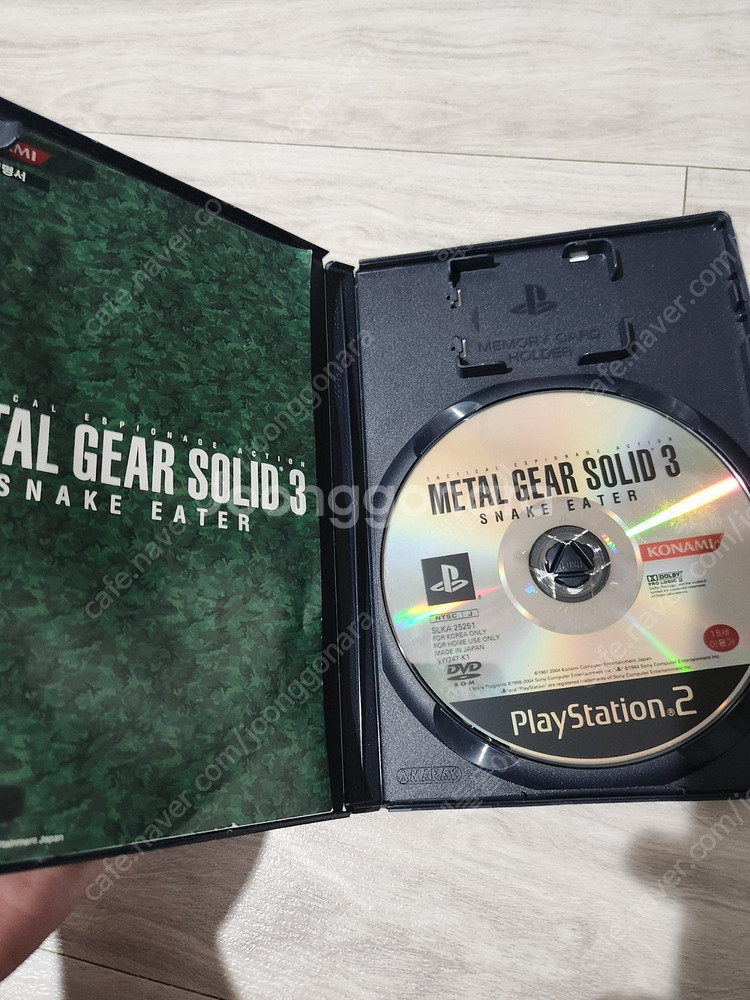 ps2 메탈기어 솔리드3 스네이크이터 택포 3.0--1