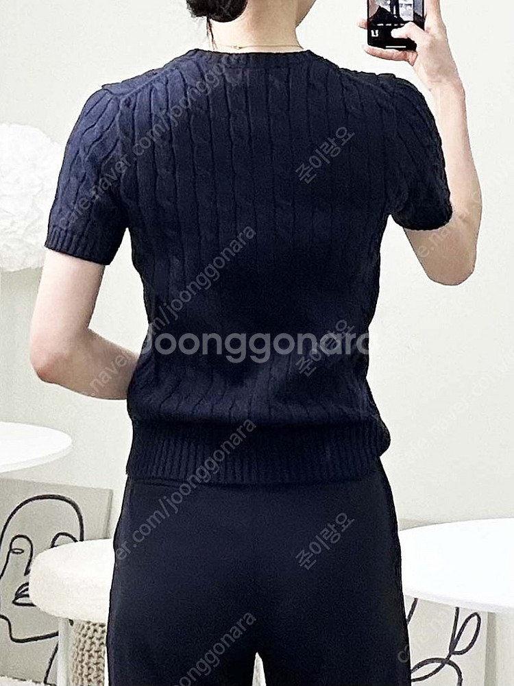폴로케이블 카라 팔아요--2