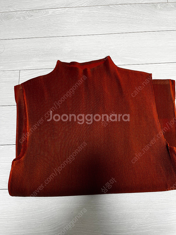 플리츠플리즈 나시 미스트 테라코타--3