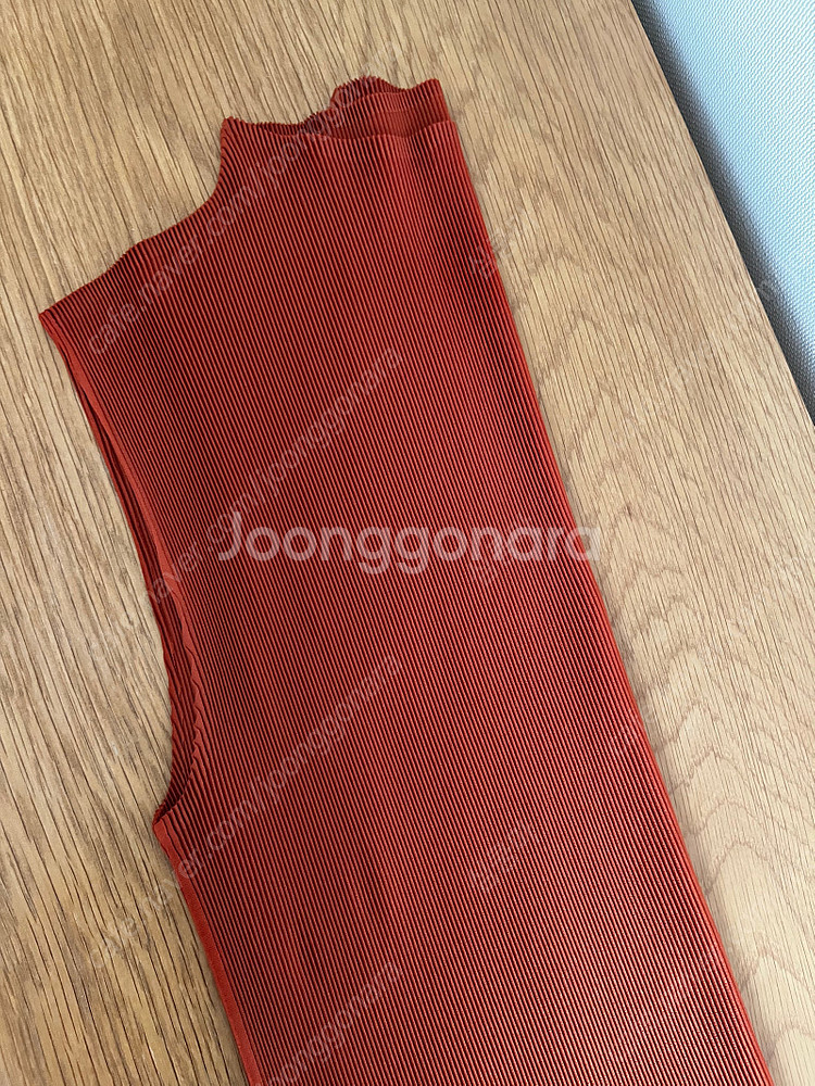 플리츠플리즈 나시 미스트 테라코타--4