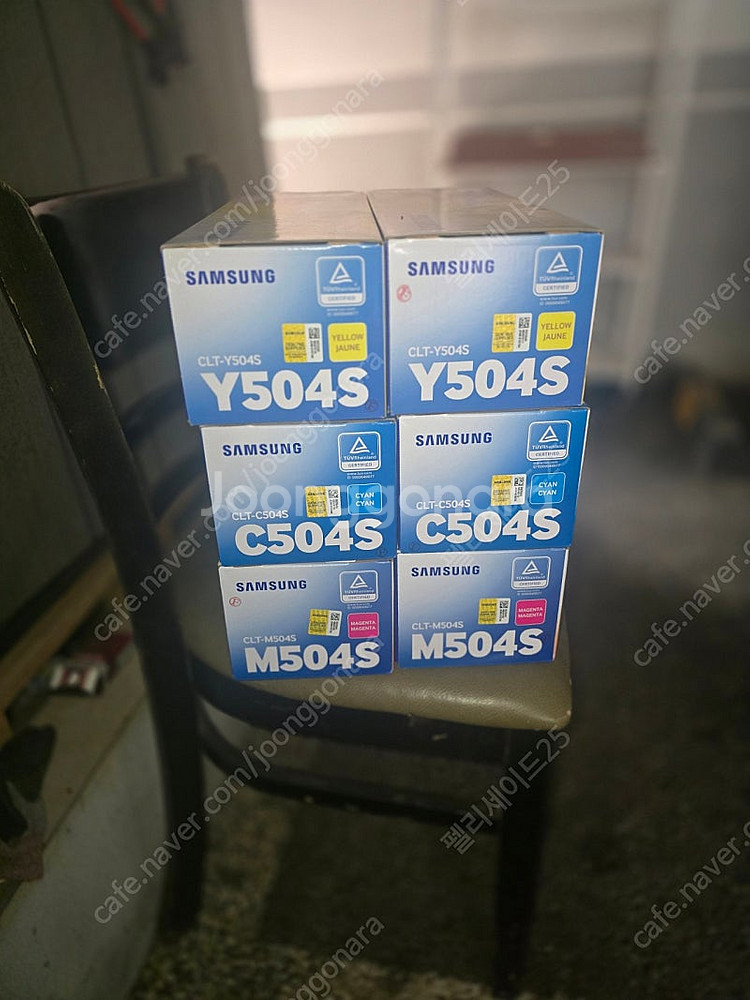 삼성정품토너 CLT-504 C M Y(칼라)7--0