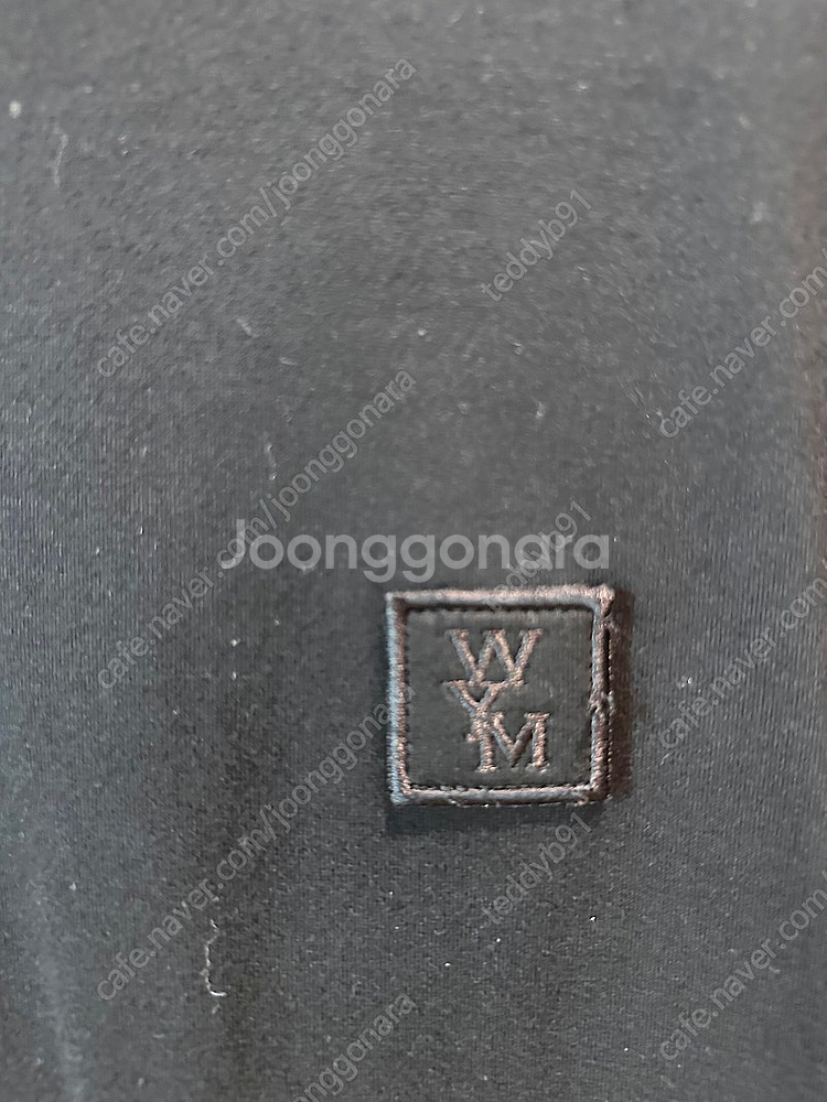 우영미 25SS 자개 백로고 블랙 반팔 50--3