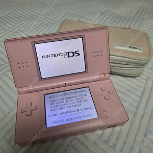 닌텐도ds, ds lite 핑크, 호리 정품 파우치 택포 20만원
