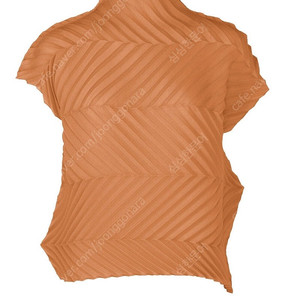 미이세이미야케 풀라츠플리즈 8월 모델 지그재그 아브리콧 칼라 새상품