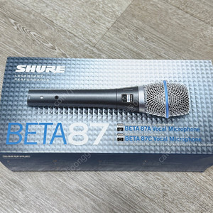 Shure beta87c 마이크 팝니다