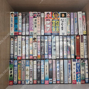국내 옛날 카세트 테이프 320개 일괄