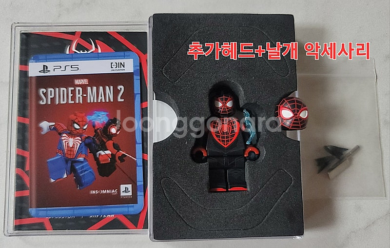 레고 진커스텀 미니피규어 스파이더맨 판매합니다.--1