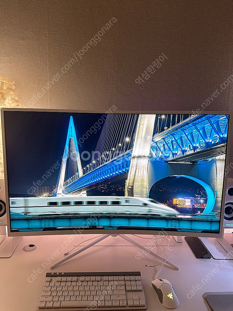 39인치 QHD 165Hz 커브드 게이밍 모니터 팝니다--0