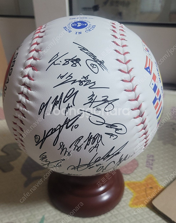 2009 WBC 야구 준우승 대형구 싸인볼--3