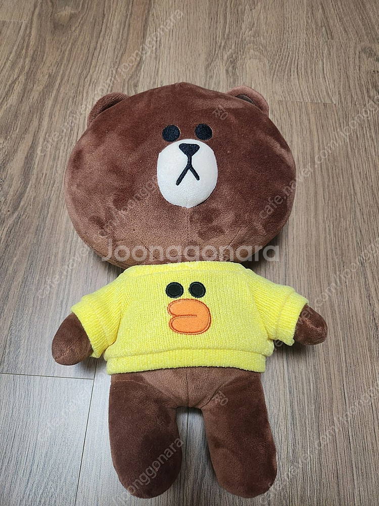 라인프렌즈 브라운 곰인형 반값택포--0