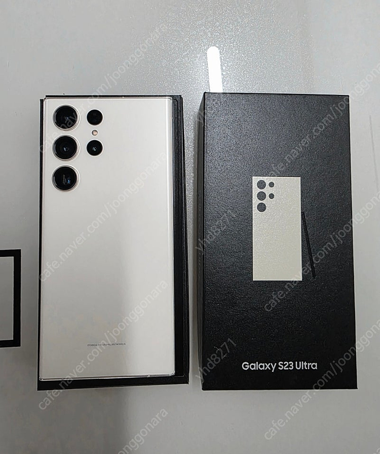 삼성겔럭시 s23울트라512 크림 이미지