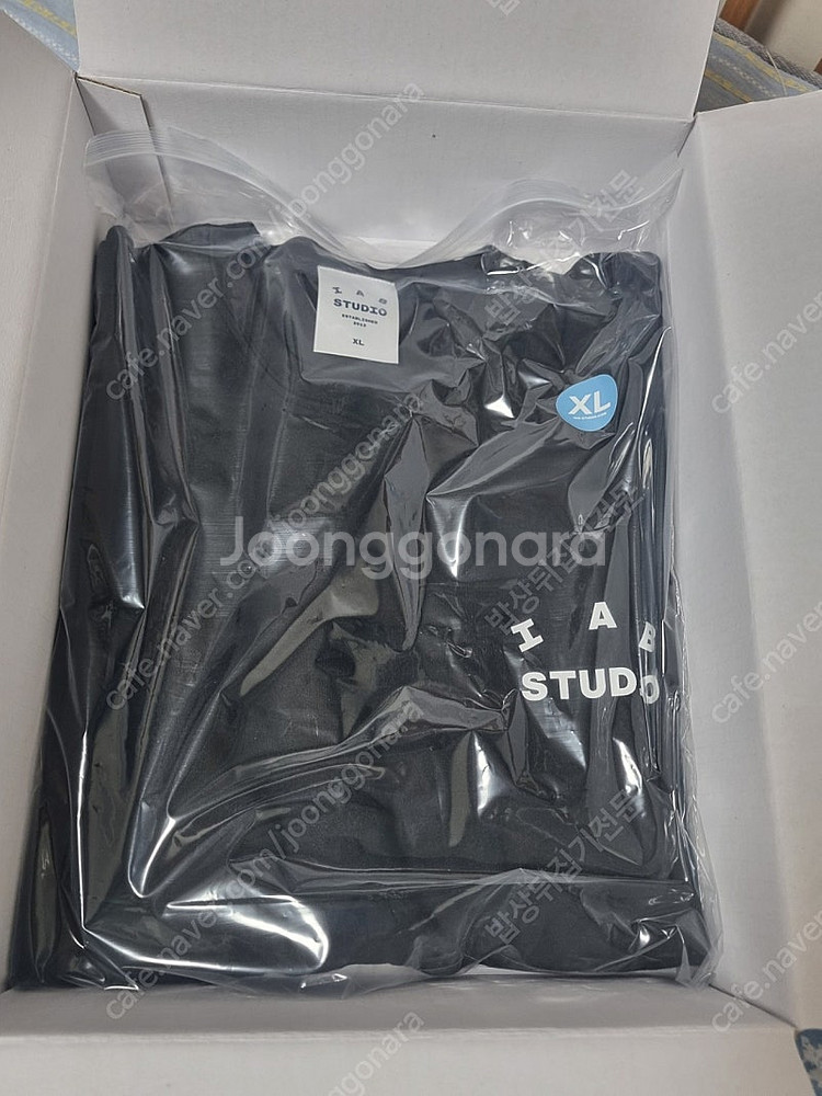 아이앱 반팔 블랙 L, XL(2벌)--0