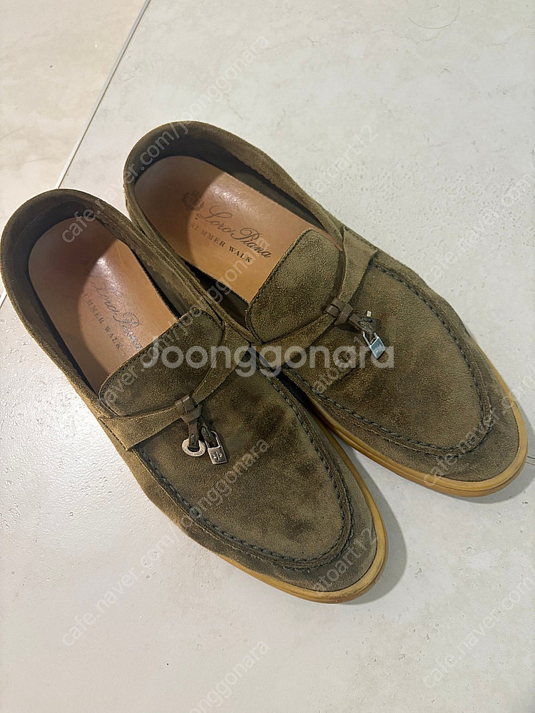 로로피아나 정품 로퍼235사이즈정품--1