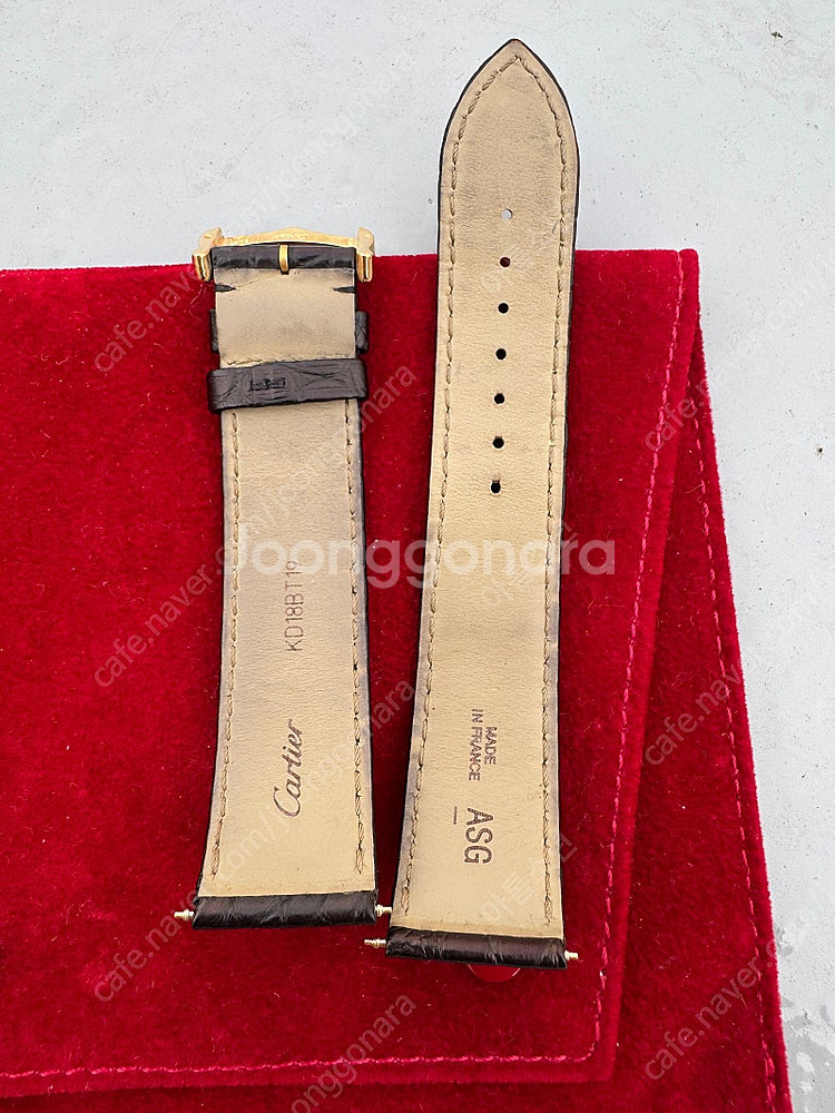 까르띠에 롱드솔로 라지 36mm 옐로우골드--1