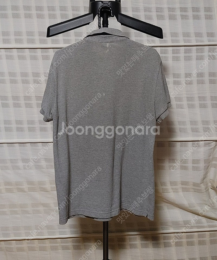 (PK) 라코스테 그레이 반팔 카라 티셔츠 95~100--1