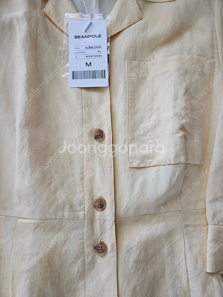 빈폴레이디스 린넨블렌딩 원피스판매해요가격내림159,00--6