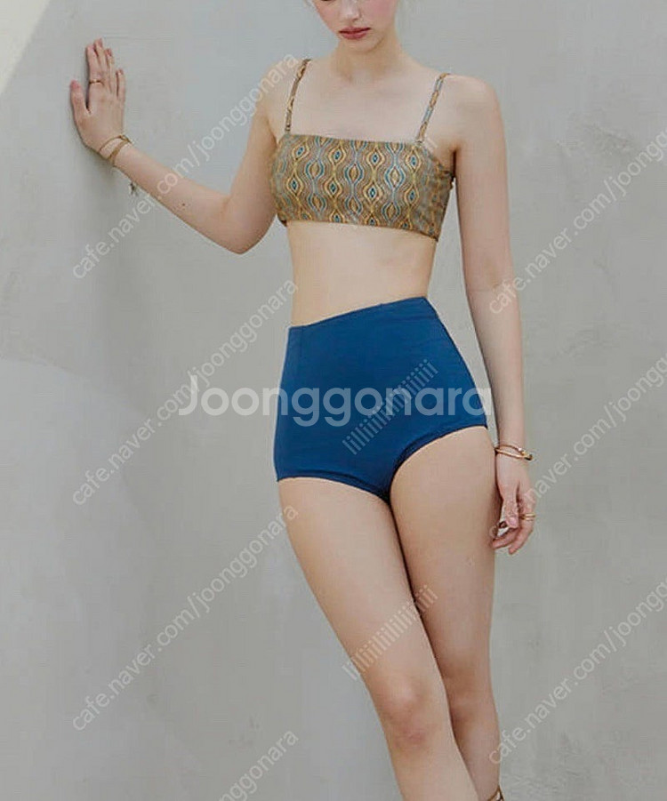새상품 미착용 무신사비키니 하이웨스트비키니 블루비키니 ...--1